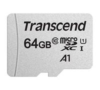 Transcend 300S, 64 Go, MicroSDXC, Classe 10, NAND, 95 Mo/s, 25 Mo/s TS64GUSD300S