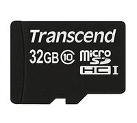 Transcend Carte Mémoire microSDXC 32 Go Classe 10 (Premium) TS32GUSDHC10 | Compatible avec les reflex numériques et les appareils photo numériques
