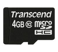 Transcend Carte Mémoire microSDXC 4 Go Classe 10 (Premium) TS4GUSDC10
