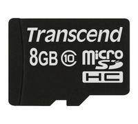 Transcend Carte Mémoire microSDXC 8 Go Classe 10 (Premium) TS8GUSDC10