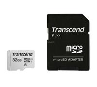 Transcend - 32Go - SDXC/SDHC 300S Carte microSD 32 Go avec adaptateur SD - TS32GUSD300S-A