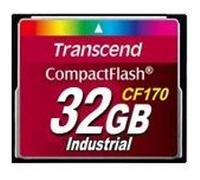 Transcend CF170 Industrial - Carte mémoire flash - 32 Go - 170x - CompactFlash G
