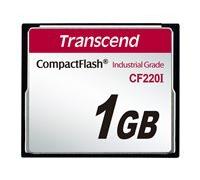 Transcend CF220I Industrial Temp - carte mémoire flash - 1 Go - CompactFlash