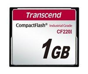 Transcend CF220I Industrial Temp - carte mémoire flash - 1 Go - CompactFlash