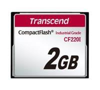 Transcend CF220I Industrial Temp - carte mémoire flash - 2 Go - CompactFlash