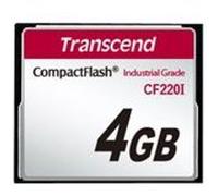Transcend CF220I Industrial Temp - Carte mémoire flash - 4 Go - CompactFlash G