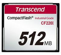 Transcend Carte mémoire flash CF220I Industrial Temp 512 Mo CompactFlash