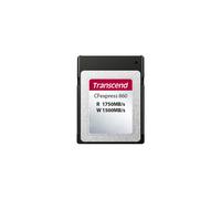 Transcend CFexpress 860 160Go, CFexpress, Lecture 1750Mo/s, Ecriture 1500Mo/s, PCIe Gen3 x2, 29.6x38.5x3.8mm, TS160GCFE860