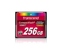 Transcend 256GB 800x CF 256 Go CompactFlash
