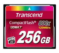 Transcend 256GB 800x CF 256 Go CompactFlash