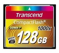 Transcend Carte mémoire CompactFlash CF1000 128 Go – 160/120 MB/s, UDMA7, Full HD/3D/4K