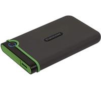 Transcend Disque dur externe robuste StoreJet 25M3G 2TB interface USB Type-C USB 3.1 Gen 1, compact et léger avec vitesses ultra-rapides et bouton de sauvegarde en un clic Vert - TS2TSJ25M3G