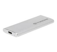 Transcend ESD240C - SSD - 120 Go - externe (portable) - M.2 - USB 3.1 Gen 2 (USB-C connecteur) - argent Argent, Argent G