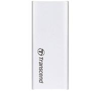 Transcend ESD260C 500 GB Disque dur externe SSD USB-C®, USB-A argent TS500GESD260C
