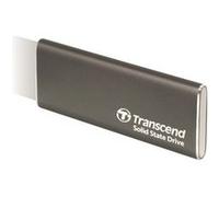 Transcend ESD265C - SSD - 2 To - externe (portable) (USB-C connecteur) - AES 256 bits - gris de fer Gris, Gris de fer G