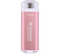Transcend ESD300 - SSD - 512 Go - externe (portable) - USB 3.2 Gen 2x1 (USB-C connecteur) - rose Rose, Rose G