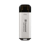 Transcend ESD300S SSD Portable 2TB USB Type-C 10 Gbit/s Compatible PS4/PS5, Argent - TS2TESD300S