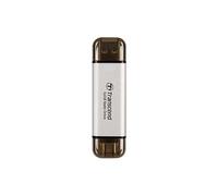 Transcend ESD310 - SSD - 1 To - externe (portable) - USB 3.2 Gen 2x1 (USB-C connecteur) - argent