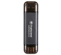 Transcend ESD310C - SSD - 256 Go - externe (portable) - USB 3.2 Gen 2x1 (USB-C connecteur) - noir Noir, Noir G