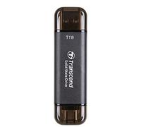 Transcend SSD Portable ESD310C 512GB Type-A/Type-C Compatible PS4/PS5 Noir - TS512GESD310C