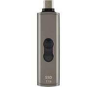 Transcend ESD330C 1 TB Disque dur externe SSD USB-C® (USB 3.2 Gen 2) gris-marron TS1TESD330C