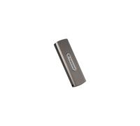 Transcend ESD330C - SSD - chiffré - 1 To - externe (portable) - USB (USB-C connecteur) - AES 256 bits - brun grisâtre foncé Brun grisâtre foncé, Brun G