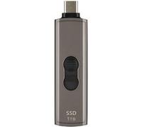 Transcend SSD externe ESD330C 1 To chiffré USB-C AES 256 bits brun grisâtre foncé