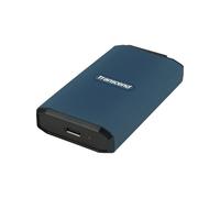 Transcend SSD externe portable ESD410C 1 To USB-C 20 Gbit/s AES 256 bits bleu foncé