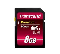 Transcend 8 go carte mémoire sdhc classe 10 uhs-i 300x ts8gsdu1