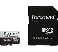 Transcend High Endurance 350V Carte microSDXC 128 GB Class 10, UHS-I avec adaptateur SD