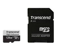 Transcend High Endurance 350V Carte microSDXC Class 10, UHS-I avec adaptateur SD