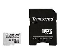 Carte microSDHC Transcend High Endurance 16 GB Class 10 avec adaptateur SD