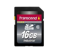 Transcend Industrial - Carte mémoire flash - 16 Go - Class 10 - SDHC