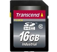 Transcend Industrial - Carte mémoire flash - 16 Go - Class 10 - SDHC G