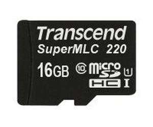 Transcend Industrial Temp microSDHC220I - carte mémoire flash - 16 Go - micro SDHC