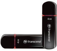 Transcend Clé USB JetFlash 600 – 4 Go, USB 2.0 – Rouge