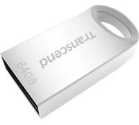 Transcend JetFlash 710 - Clé USB - 64 Go - USB 3.1 - Silver