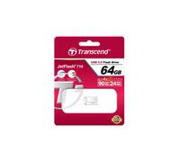 Transcend JetFlash 710S 64GB lecteur USB flash 64 Go USB Type-A 3.2 Gen 1 (3.1 Gen 1) Argent