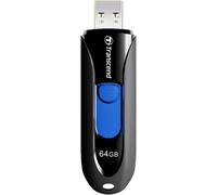Transcend JetFlash 790 64GB, 64 Go, USB Type-A, 3.2 Gen 1 (3.1 Gen 1), Slide, 18 g, Noir, Bleu TS64GJF790K