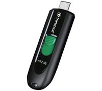 Transcend lecteur USB flash JetFlash 790 C 512 Go USB Type-C 3.2 Gen 1 (3.1 Gen 1) Noir, Vert