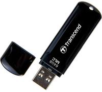 Transcend JetFlash Endurance Series 750 - USB-Flash-Laufwerk - 64 Go - USB 3.0 - Noir piano