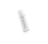 Transcend JetFlash TS128GJF730 - Clé USB 128Go, USB 3.2 Gen 1 Type-A, Boîtier Blanc, Dimensions 61.5x18.6x8.7mm, Compatible Windows/Mac/Linux