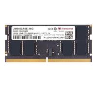 Transcend JetRam 16 Go DDR5 RAM 6400 MHz CSODIMM 1Rx8 CL52 1,1 V, JM6400ASE-16G