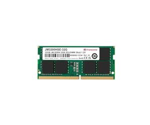 Transcend JetRam 32Go DDR4 3200MHz So-DIMM CL22, RAM pour PC Portable | PC4-25600, 260 broches, sans tampon ni ECC, 1,2 V, mise à niveau de la mémoire pour ordinateur de bureau