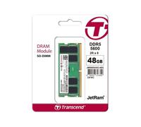 Transcend Module mémoire DDR5 JetRam JM5600ASE – 48GB, 5600MT/s, 1.1V basse tension (JM5600ASE-48G)