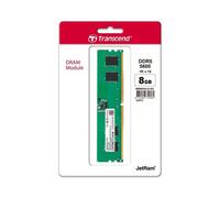 Transcend Barrette mémoire JetRAM DDR5 8 Go DIMM 288 broches 2800 MHz CL46 1.1 V sans tampon