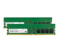 Transcend JetRAM - DDR4 - kit - 32 Go: 2 x 16 Go - DIMM 288 broches - 3200 MHz / PC4-25600 - mémoire sans tampon