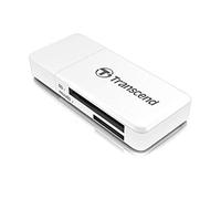 Transcend - Lecteur de cartes USB 3.0 Blanc - TS-RDF5W