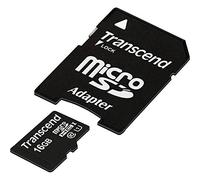 Transcend microSDHC 16GB Class 10 UHS-I 400x + Adaptateur SD