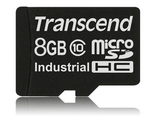 Transcend microSDHC10I 8GB 8 Go MicroSDHC MLC Classe 10
